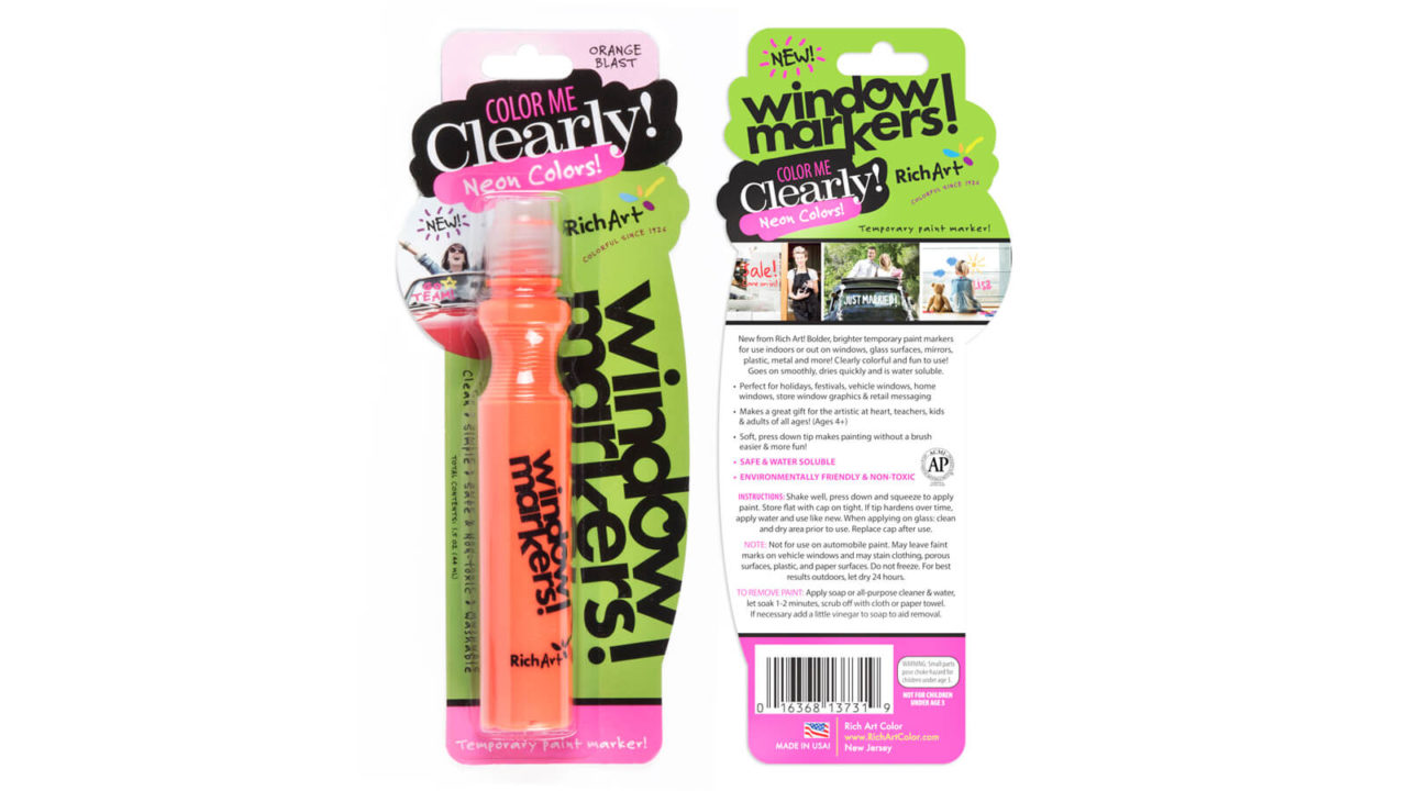 Window and Poster Markers Rich Art Color