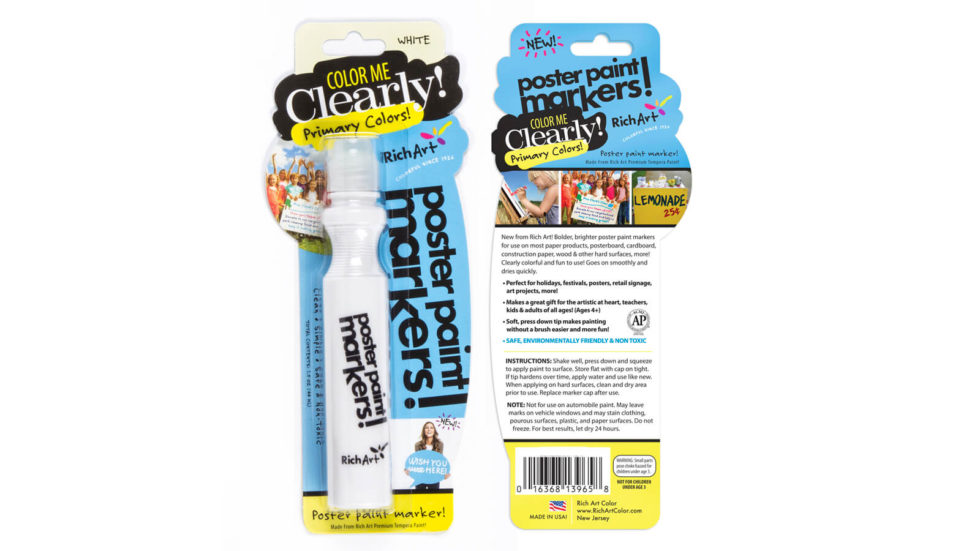 Window and Poster Markers Rich Art Color