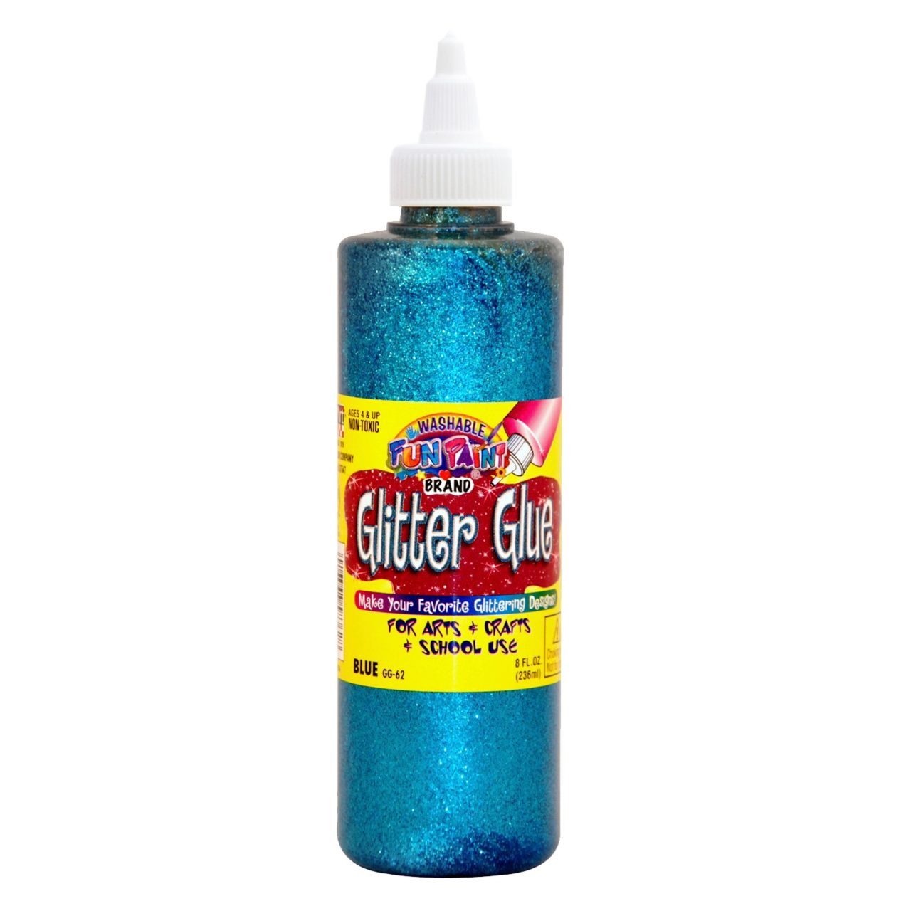 8oz Fun Color Glitter Glue Rich Art Color