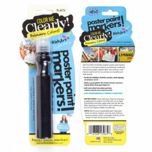 Color Me Clearly” Neon Window/Poster Marker 8 Marker Set