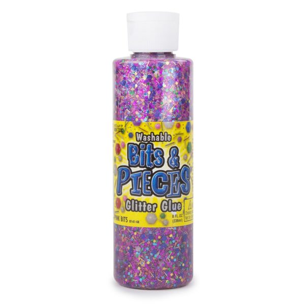 8oz Bits & Pieces Glitter Glue