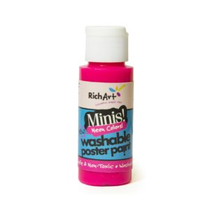 2oz "Minis" Washable Neon Paint