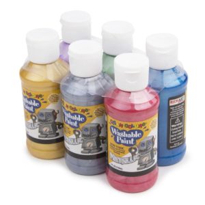 4oz Clean Colors® Washable Metallic 6-Pack Set