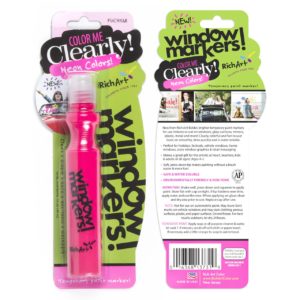 1.5oz "Color Me Clearly" Neon Window/Poster Markers